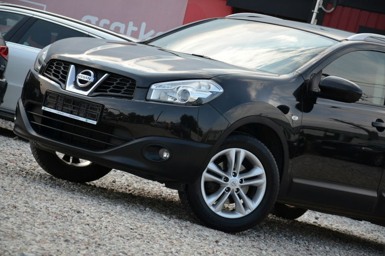 Nissan Qashqai+2 Czarny Opłacony 2.0i 16V Lift 7 Foteli Navi Kamera Klimatronik Alu zdjęcie 4