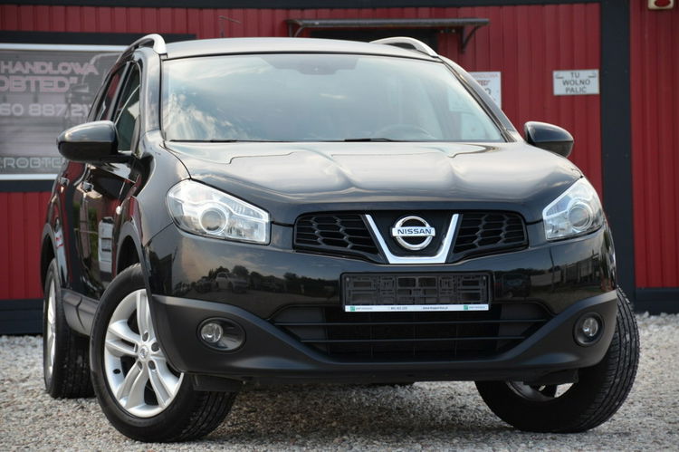 Nissan Qashqai+2 Czarny Opłacony 2.0i 16V Lift 7 Foteli Navi Kamera Klimatronik Alu zdjęcie 6