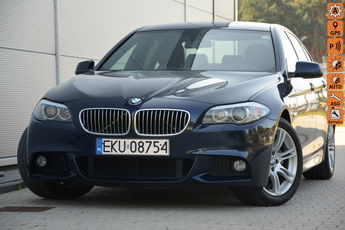 BMW 520 Zarejestrowana 520D Lift M-Pakiet 6WB Serwis Skóra Navi Start/Stop