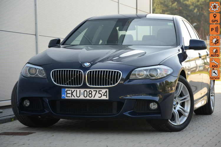 BMW 520 Zarejestrowana 520D Lift M-Pakiet 6WB Serwis Skóra Navi Start/Stop zdjęcie 1