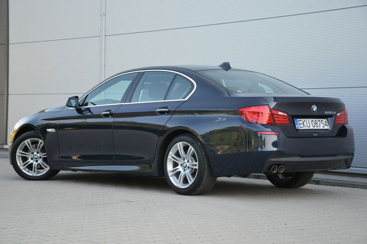 BMW 520 Zarejestrowana 520D Lift M-Pakiet 6WB Serwis Skóra Navi Start/Stop zdjęcie 10