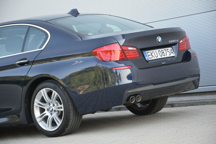 BMW 520 Zarejestrowana 520D Lift M-Pakiet 6WB Serwis Skóra Navi Start/Stop zdjęcie 11