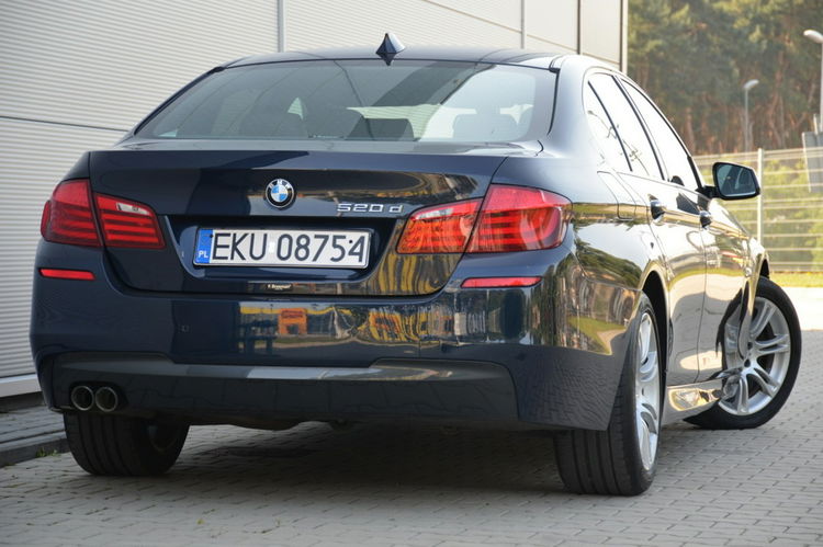 BMW 520 Zarejestrowana 520D Lift M-Pakiet 6WB Serwis Skóra Navi Start/Stop zdjęcie 12