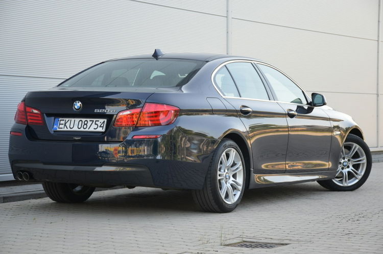 BMW 520 Zarejestrowana 520D Lift M-Pakiet 6WB Serwis Skóra Navi Start/Stop zdjęcie 13