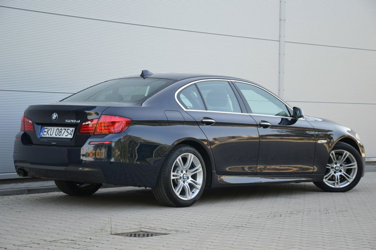 BMW 520 Zarejestrowana 520D Lift M-Pakiet 6WB Serwis Skóra Navi Start/Stop zdjęcie 14