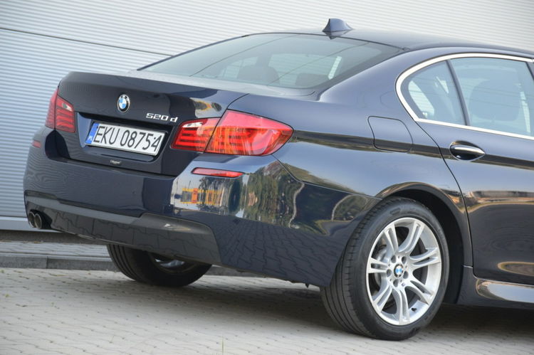 BMW 520 Zarejestrowana 520D Lift M-Pakiet 6WB Serwis Skóra Navi Start/Stop zdjęcie 15