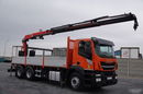 Iveco 420 / 6x2 / SKRZYNIOWY- 6, 5 M / HDS FASSI 185 - 10.4 M / E6 / OŚ PODNOSZONA zdjęcie 9