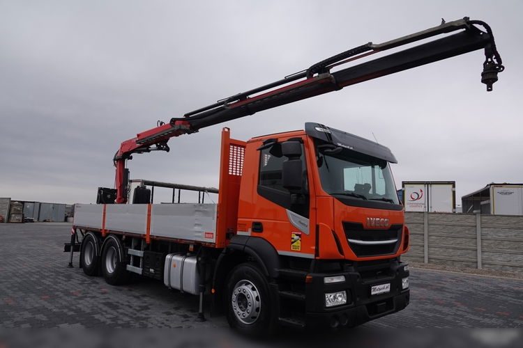 Iveco 420 / 6x2 / SKRZYNIOWY- 6, 5 M / HDS FASSI 185 - 10.4 M / E6 / OŚ PODNOSZONA zdjęcie 10