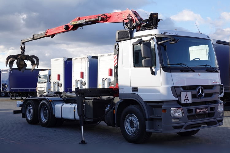 Mercedes ACTROS 2548 /6x2 / HAKOWIEC + HDS PALFINGER EPSILON / CHWYTAK zdjęcie 10