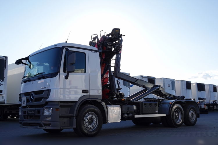 Mercedes ACTROS 2548 /6x2 / HAKOWIEC + HDS PALFINGER EPSILON / CHWYTAK zdjęcie 16