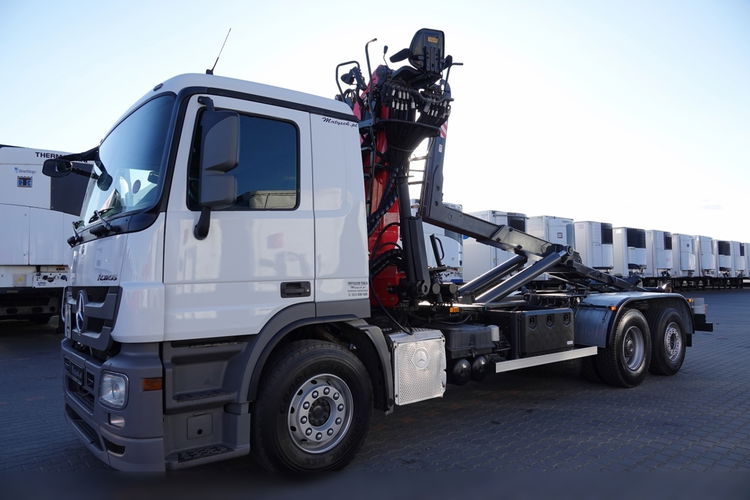 Mercedes ACTROS 2548 /6x2 / HAKOWIEC + HDS PALFINGER EPSILON / CHWYTAK zdjęcie 17