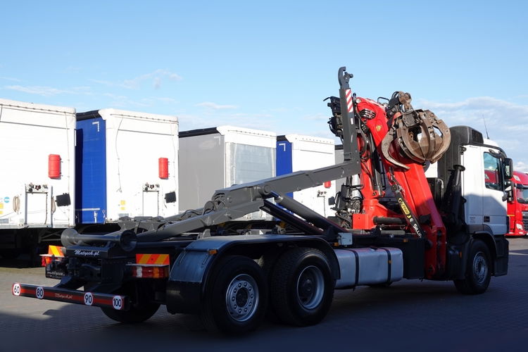 Mercedes ACTROS 2548 /6x2 / HAKOWIEC + HDS PALFINGER EPSILON / CHWYTAK zdjęcie 22