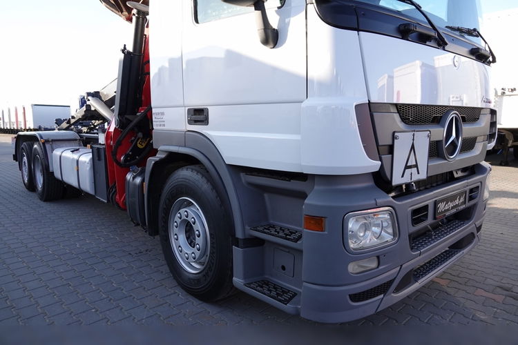 Mercedes ACTROS 2548 /6x2 / HAKOWIEC + HDS PALFINGER EPSILON / CHWYTAK zdjęcie 25