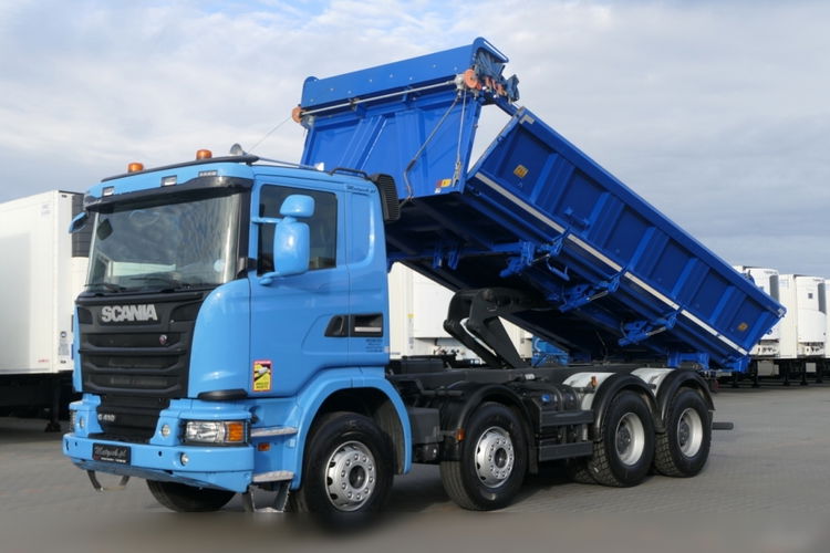 SCANIA G410 / 8x4 / WYWROTKA 2 STR / MEILLER KIPPER / BORDMATIC / EURO 6 zdjęcie 2