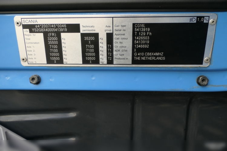 SCANIA G410 / 8x4 / WYWROTKA 2 STR / MEILLER KIPPER / BORDMATIC / EURO 6 zdjęcie 48
