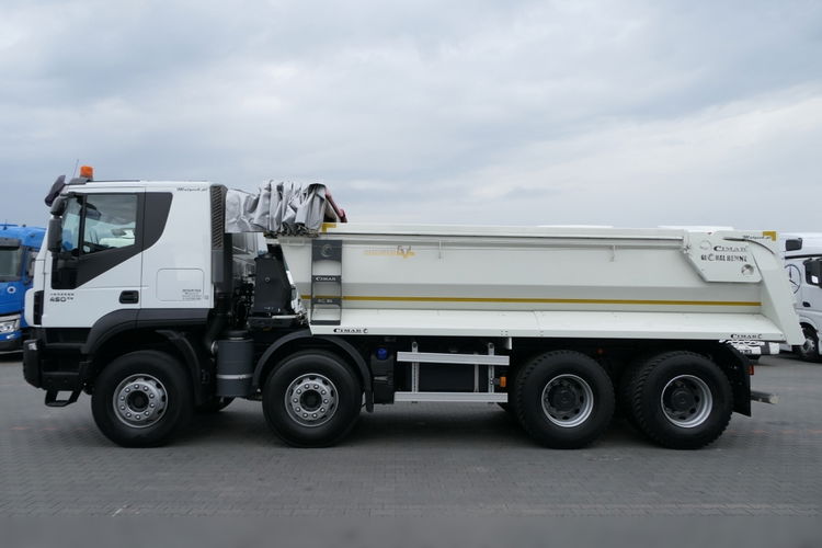 Iveco TRAKKER 450 / 8x4 / WYWROTKA TYLNOZSYP + HYDROKLAPA / EURO 6 / 2017 ROK / SPROWADZONY  zdjęcie 12