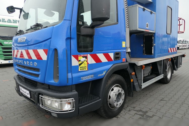 Iveco EUROCARGO 100E18 / WZWYŻKA / PODNOŚNIK KOSZOWY / 152 TPM - 15 Metrów / SPROWADZONY / zdjęcie 14