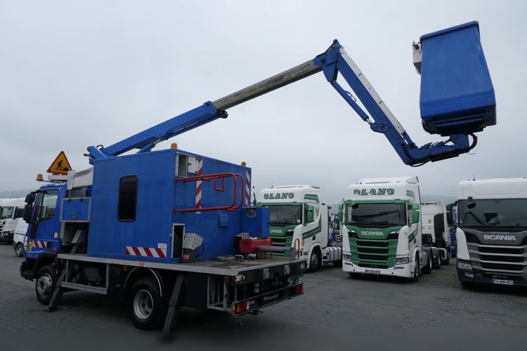 Iveco EUROCARGO 100E18 / WZWYŻKA / PODNOŚNIK KOSZOWY / 152 TPM - 15 Metrów / SPROWADZONY / zdjęcie 48