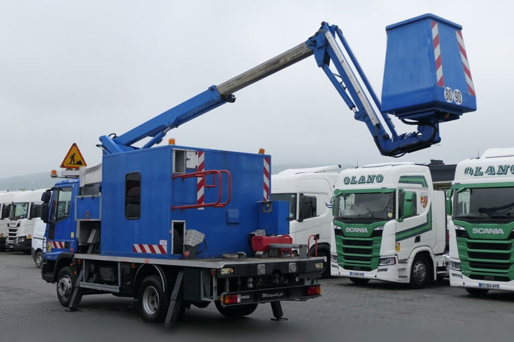 Iveco EUROCARGO 100E18 / WZWYŻKA / PODNOŚNIK KOSZOWY / 152 TPM - 15 Metrów / SPROWADZONY / zdjęcie 49