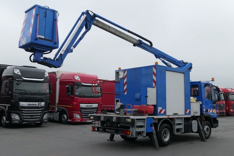 Iveco EUROCARGO 100E18 / WZWYŻKA / PODNOŚNIK KOSZOWY / 152 TPM - 15 Metrów / SPROWADZONY / zdjęcie 51