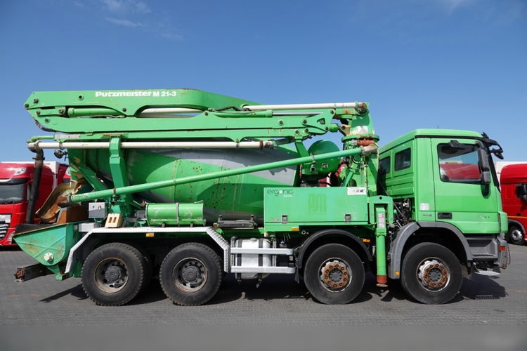 MERCEDES ACTROS 3241 / 8x4 / POMPOGRUSZKA / POMPA PUTZMEISTER 21 M / GRUCHA LIEBHERR / EURO 5 EEV /  zdjęcie 10