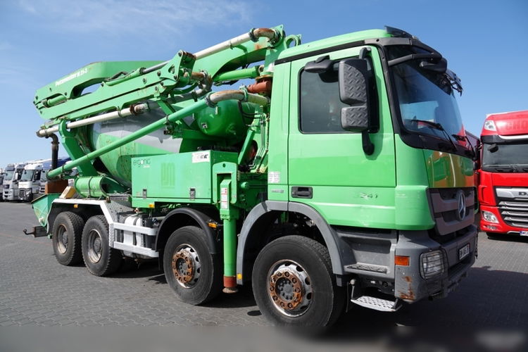 MERCEDES ACTROS 3241 / 8x4 / POMPOGRUSZKA / POMPA PUTZMEISTER 21 M / GRUCHA LIEBHERR / EURO 5 EEV /  zdjęcie 11