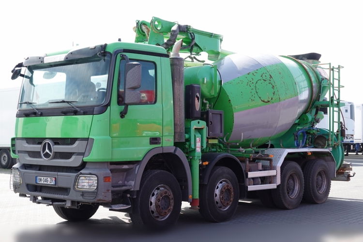 MERCEDES ACTROS 3241 / 8x4 / POMPOGRUSZKA / POMPA PUTZMEISTER 21 M / GRUCHA LIEBHERR / EURO 5 EEV /  zdjęcie 2