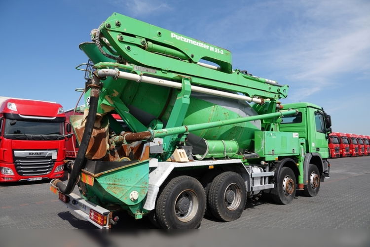 MERCEDES ACTROS 3241 / 8x4 / POMPOGRUSZKA / POMPA PUTZMEISTER 21 M / GRUCHA LIEBHERR / EURO 5 EEV /  zdjęcie 8