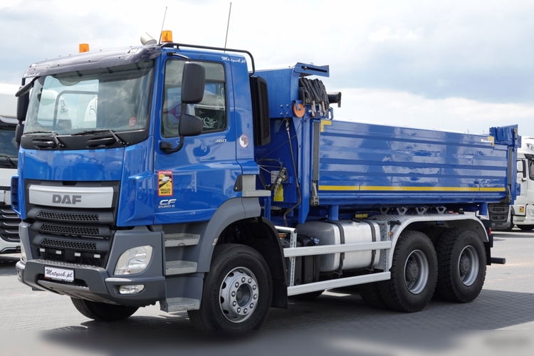 DAF CF 460 / 6x4 / WYWROTKA / HYDROBURTA / HYDROKLAPA / EURO 6 / 2016 ROK / OPONY 100 % /  zdjęcie 14