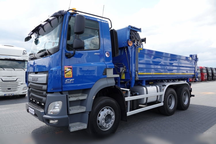 DAF CF 460 / 6x4 / WYWROTKA / HYDROBURTA / HYDROKLAPA / EURO 6 / 2016 ROK / OPONY 100 % /  zdjęcie 15