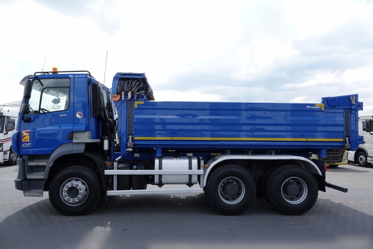 DAF CF 460 / 6x4 / WYWROTKA / HYDROBURTA / HYDROKLAPA / EURO 6 / 2016 ROK / OPONY 100 % /  zdjęcie 16