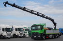 Mercedes -BENZ AROCS 3240 / 8X4 / PLATFORMA 6.9 m + HDS HIAB 244 - wysów : 18.8 m/ TRIDEM / OŚ PODNOSZONA SKRĘTNA / EURO 6 / STEROWANIE RADIOWE / zdjęcie 2