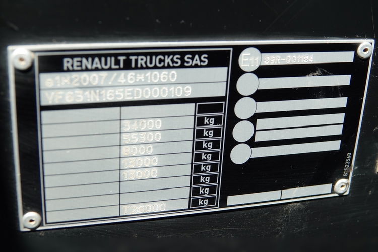 RENAULT K 380 / 6x4 / WYWROTKA + HYDROBURTA / EURO 6 / BORDMATIC / SPROWADZONA / zdjęcie 45