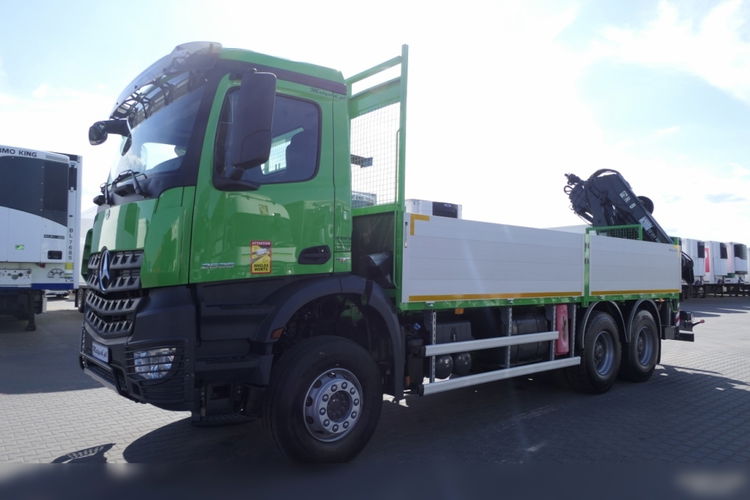 MERCEDES AROCS 2636 / 6x4 / SKRZYNIOWY - 6.4 M /+ HDS HIAB 144 wysów: 10.4 M / EURO 6 / ROTATOR / zdjęcie 16