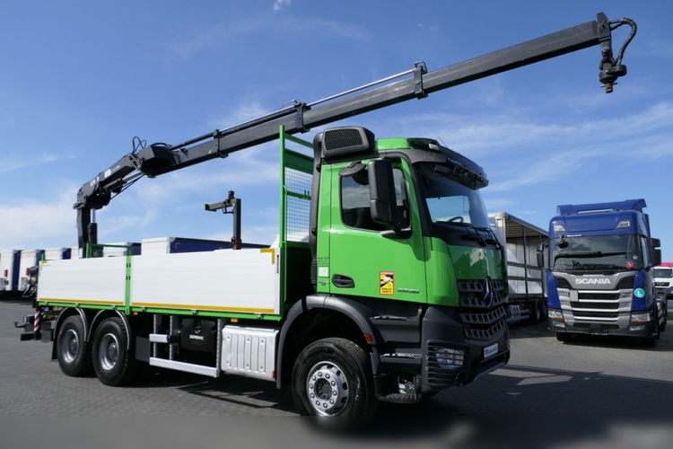 MERCEDES AROCS 2636 / 6x4 / SKRZYNIOWY - 6.4 M /+ HDS HIAB 144 wysów: 10.4 M / EURO 6 / ROTATOR / zdjęcie 7