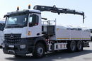 Mercedes AROCS 2633 / 6X4 / SKRZYNIA x, x M + HDS HIAB 144 / STEROWANIE RADIOWE / ROTATOR / WIDŁY zdjęcie 2