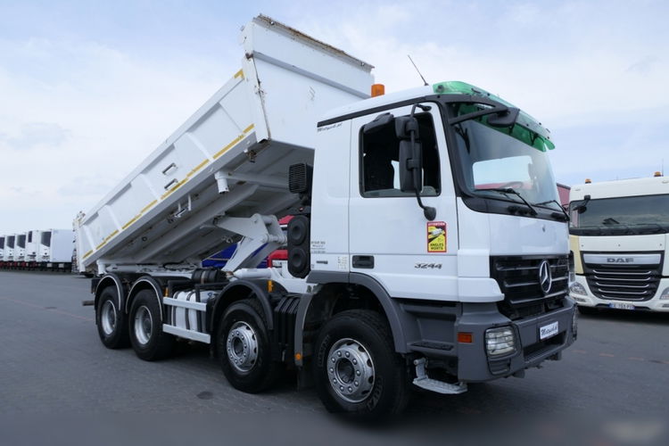 Mercedes ACTROS 32 440 / 8x4 / WYWROTKA + HYDROBURTA / EPS + SPRZĘGŁO / ŁADOWNOŚĆ : 18 TON  zdjęcie 5