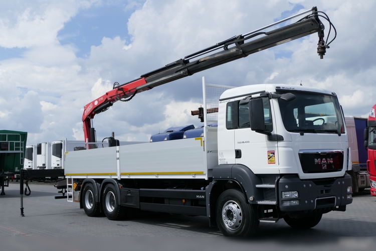 MAN TGS 26.400 / 6x4 / SKRZYNIOWY- 7, 55 M / + HDS FASSI 175 / STEROWANIE RADIOWE / zdjęcie 1