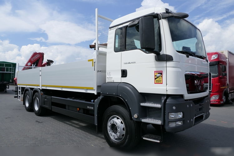 MAN TGS 26.400 / 6x4 / SKRZYNIOWY- 7, 55 M / + HDS FASSI 175 / STEROWANIE RADIOWE / zdjęcie 28