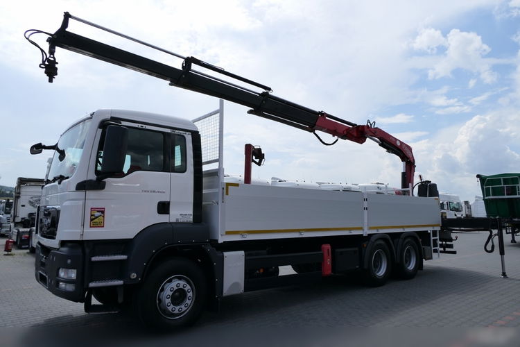 MAN TGS 26.400 / 6x4 / SKRZYNIOWY- 7, 55 M / + HDS FASSI 175 / STEROWANIE RADIOWE / zdjęcie 4