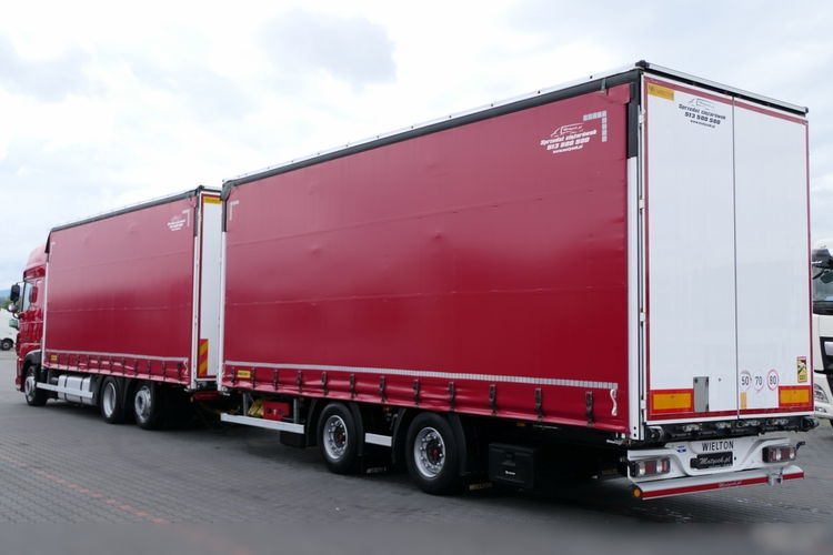 DAF XF 480 / ZESTAW TANDEM 120 M3 / PRZEJAZDOWY / WIELTON / PO ZŁOTYM KONTRAKCIE SERWISOWYM / 2019 /  zdjęcie 13