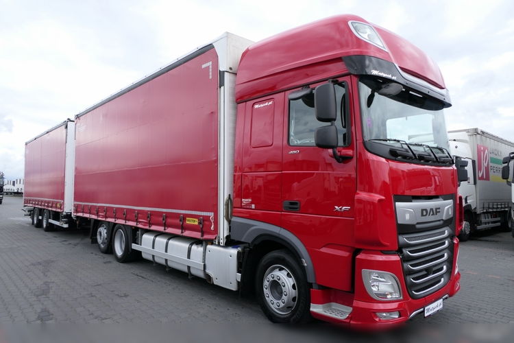 DAF XF 480 / ZESTAW TANDEM 120 M3 / PRZEJAZDOWY / WIELTON / PO ZŁOTYM KONTRAKCIE SERWISOWYM / 2019 /  zdjęcie 20