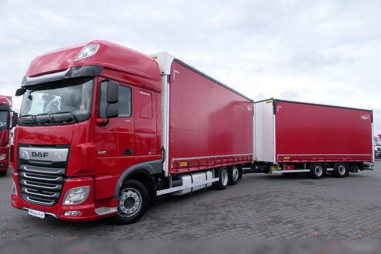 DAF XF 480 / ZESTAW TANDEM 120 M3 / PRZEJAZDOWY / WIELTON / PO ZŁOTYM KONTRAKCIE SERWISOWYM / 2019 /  zdjęcie 3