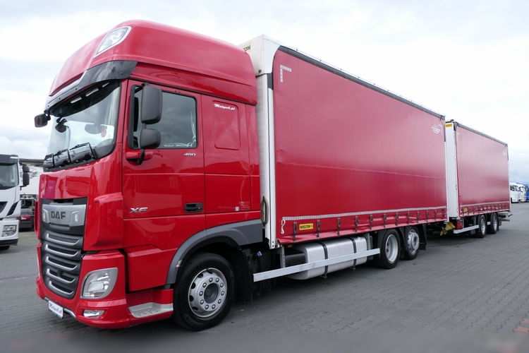 DAF XF 480 / ZESTAW TANDEM 120 M3 / PRZEJAZDOWY / WIELTON / PO ZŁOTYM KONTRAKCIE SERWISOWYM / 2019 /  zdjęcie 7