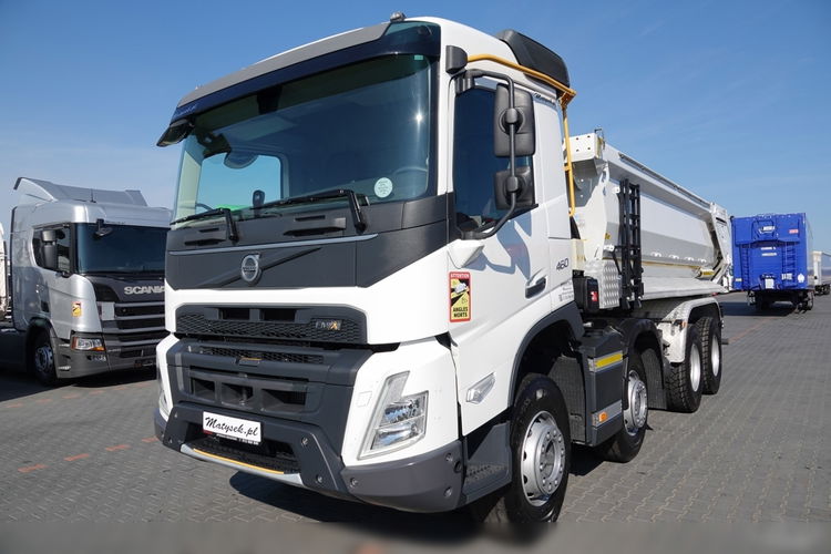 Volvo FMX 460 / 8x4 / WYWROTKA TYLNOZSYP / HYDROKLAPA / 2022 ROK / NOWY MODEL zdjęcie 13