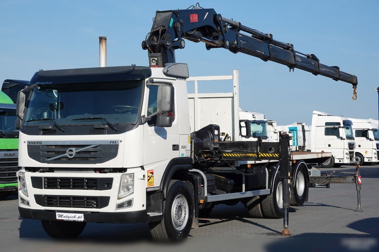 Volvo FM 330 / 6x2 / PLATFORMA- 6.3 m + HDS HIAB 422 / 15.4 M WYSIĘGU / MAX UDŹWIG 12 TON / MANUAL / OS PODNOSZONA /STEROWANIE RADIOWE zdjęcie 1