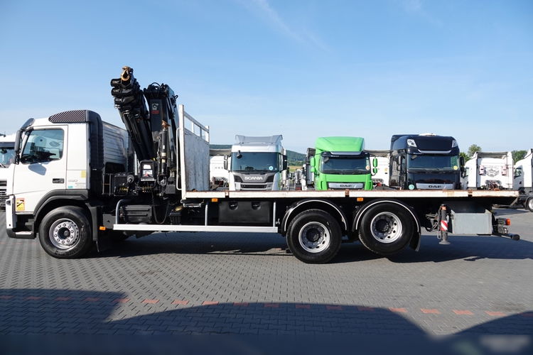 Volvo FM 330 / 6x2 / PLATFORMA- 6.3 m + HDS HIAB 422 / 15.4 M WYSIĘGU / MAX UDŹWIG 12 TON / MANUAL / OS PODNOSZONA /STEROWANIE RADIOWE zdjęcie 20