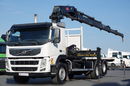 Volvo FM 330 / 6x2 / PLATFORMA- 6.3 m + HDS HIAB 422 / 15.4 M WYSIĘGU / MAX UDŹWIG 12 TON / MANUAL / OS PODNOSZONA /STEROWANIE RADIOWE zdjęcie 2