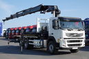Volvo FM 330 / 6x2 / PLATFORMA- 6.3 m + HDS HIAB 422 / 15.4 M WYSIĘGU / MAX UDŹWIG 12 TON / MANUAL / OS PODNOSZONA /STEROWANIE RADIOWE zdjęcie 5