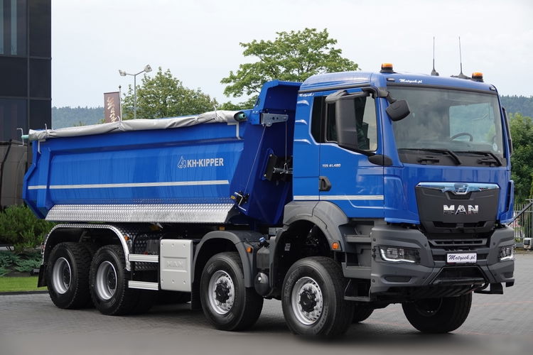 MAN TGS 41.480 / 8X8 / WYWROTKA TYLNOZSYPOWA / UAL / HARDOX / NOWA / OD RĘKI / KH-KIPPER / 2024 ROK  zdjęcie 12